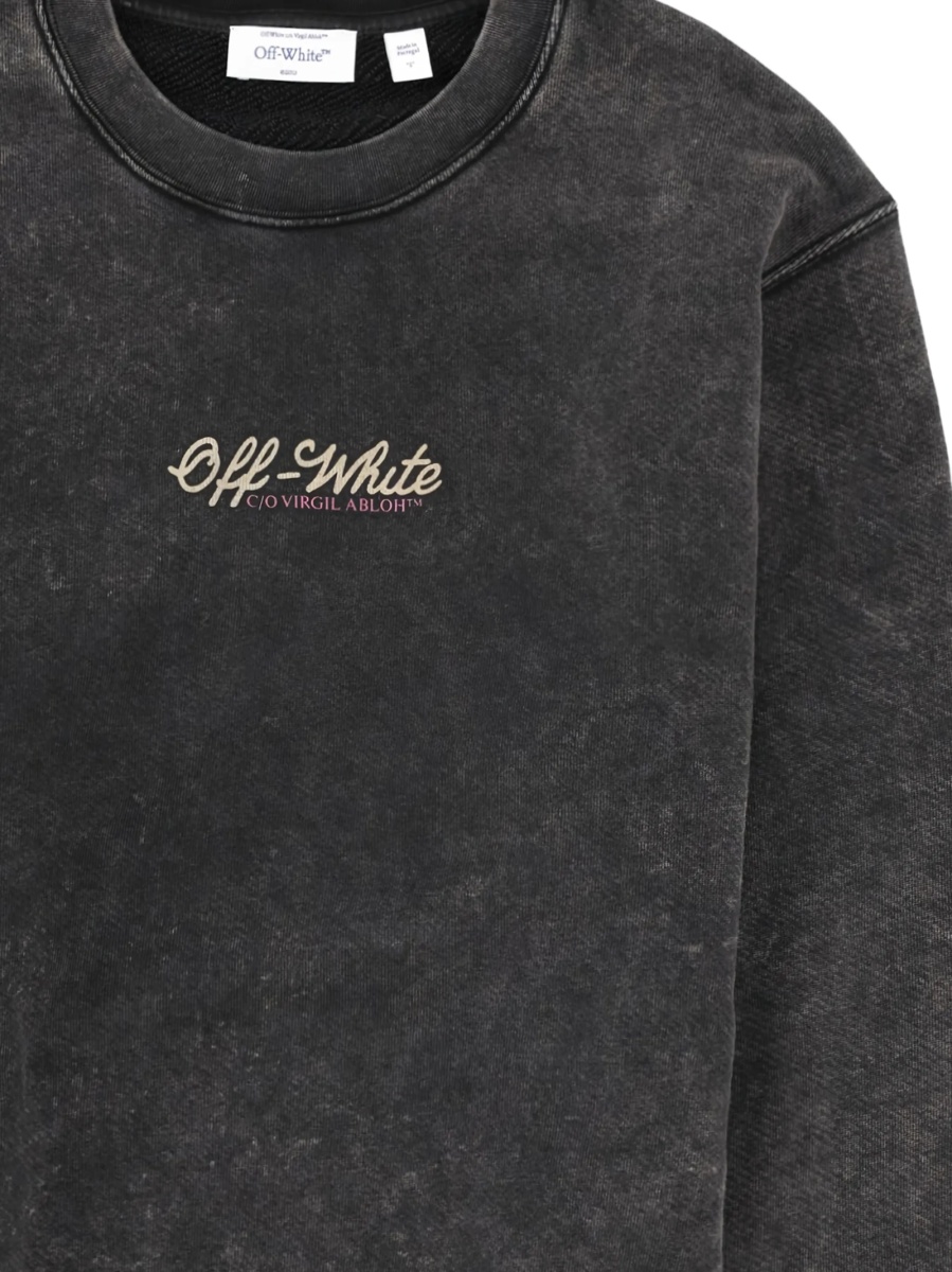 Pulover Off-White negru - Img 2