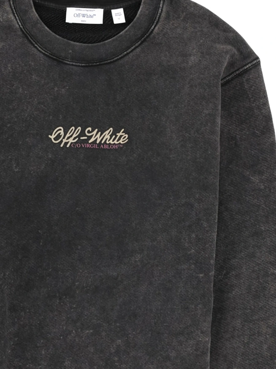 Pulover Off-White negru - Img 2