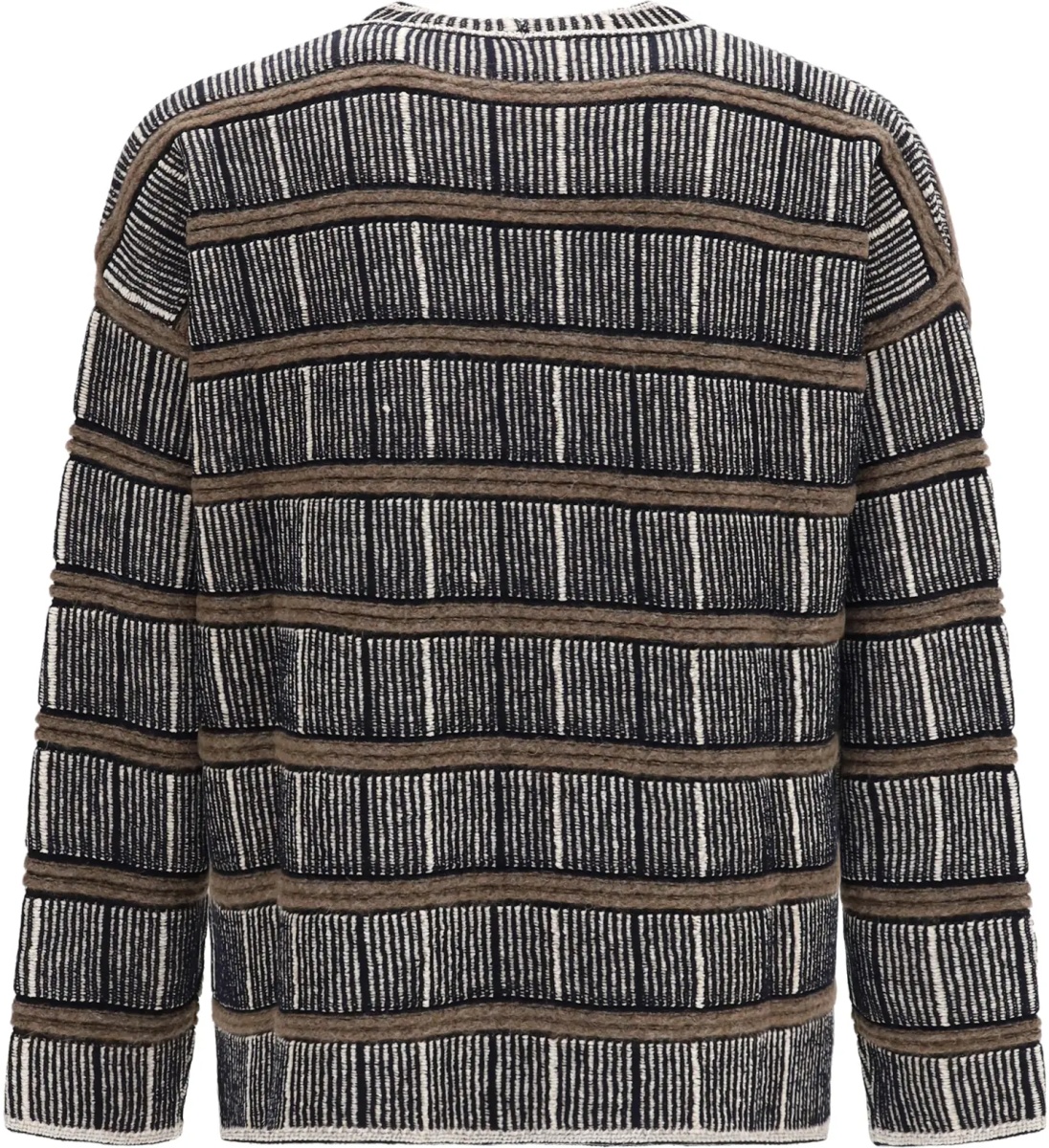 Pulover Oversized ribbed Sweater in silk and virgin wool blend - Img 2