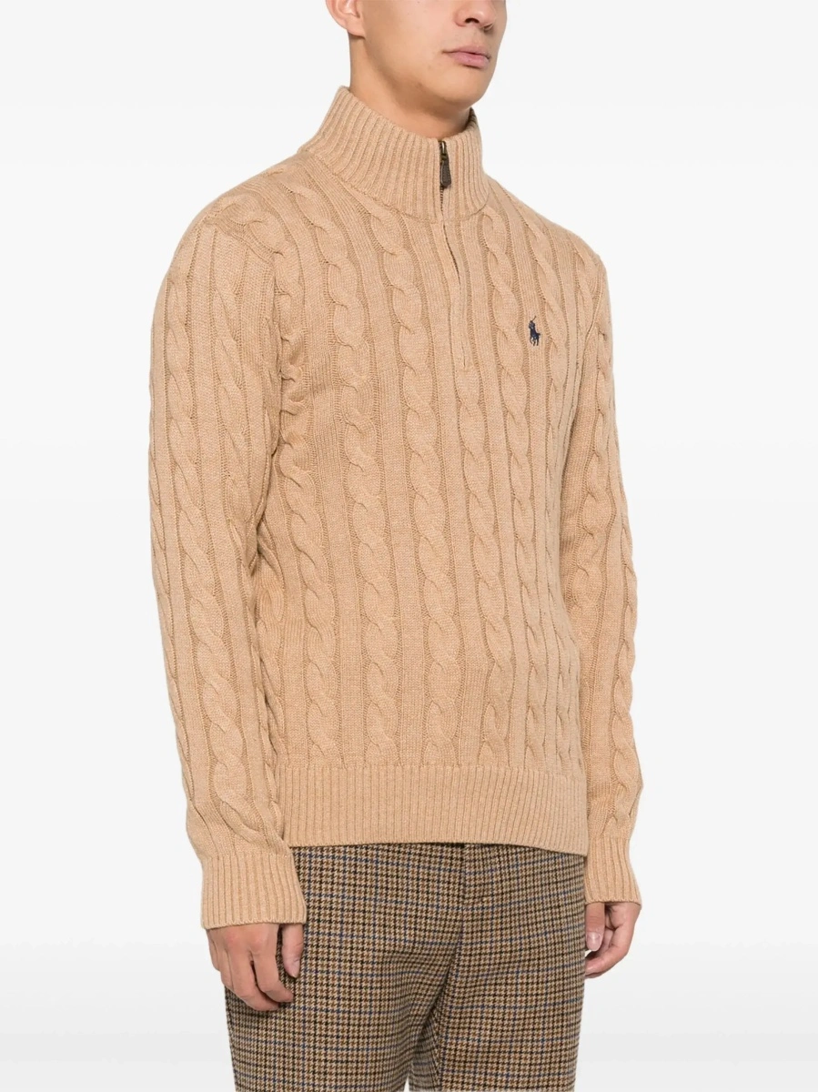 Pulover Ralph Lauren bej din bumbac - Img 5