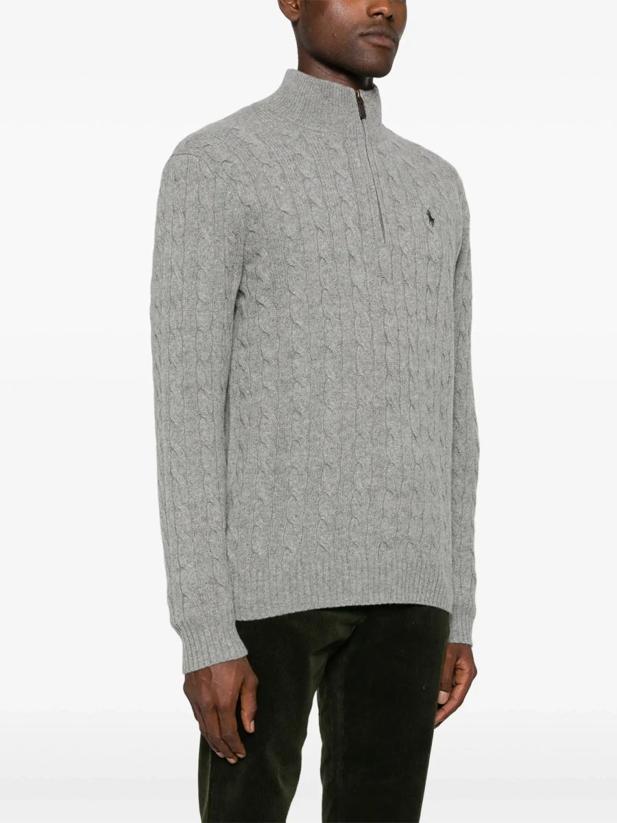 Pulover Ralph Lauren gri din casmir - Img 5