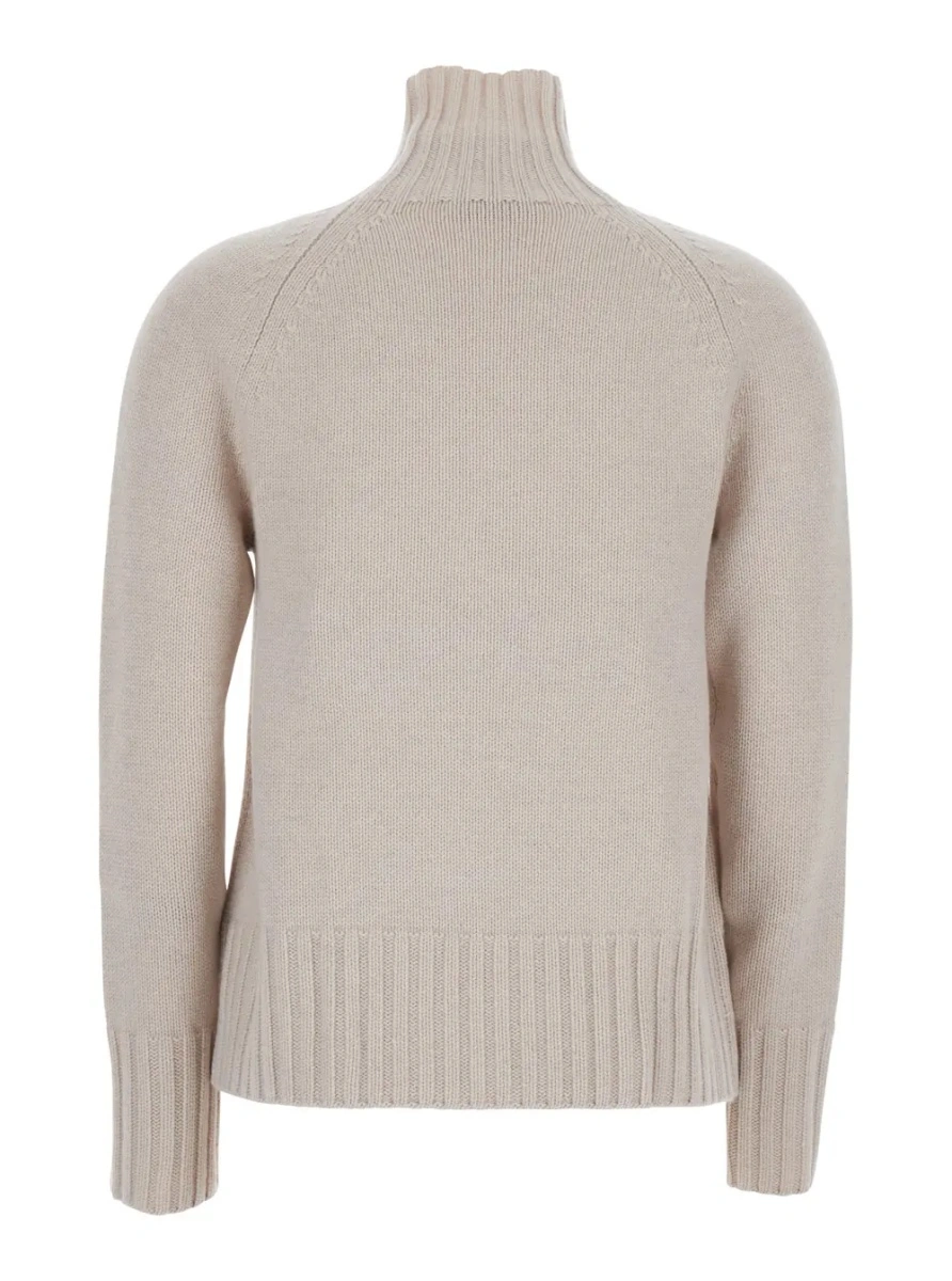 Pulover 'S MAXMARA alb din lana si casmir - Img 2