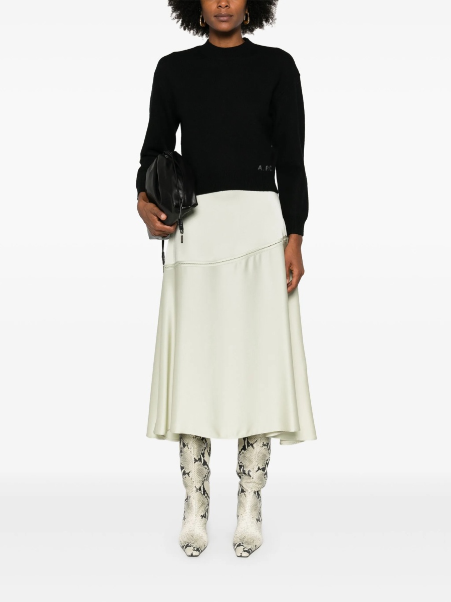 Pulover tricotat A.P.C. negru - Img 2