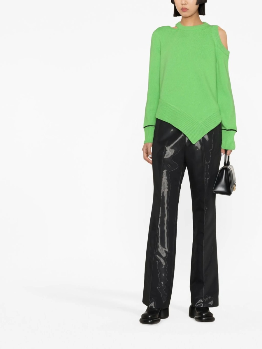 Pulover tricotat Alexander McQueen verde - Img 2