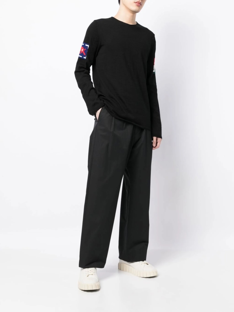 Pulover tricotat Comme des Garçons negru - Img 2