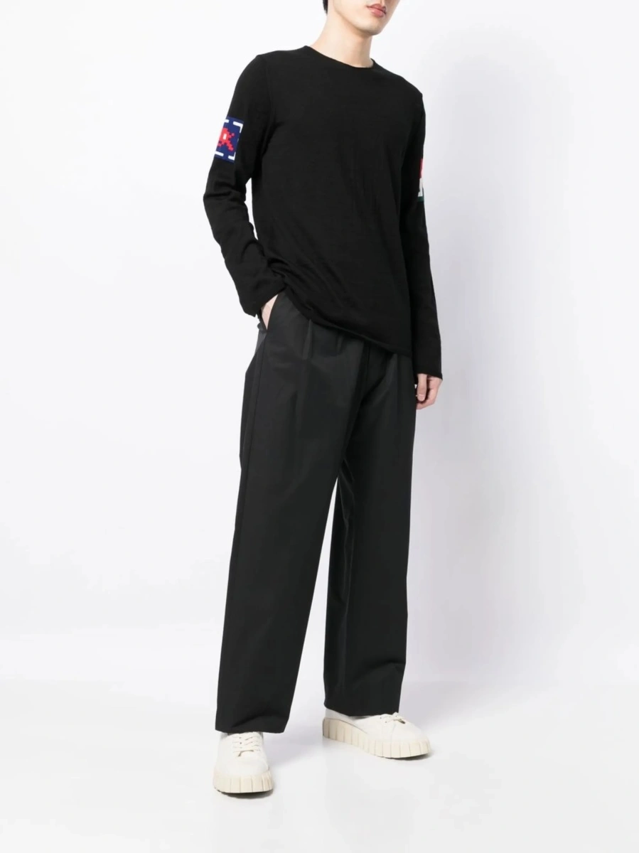 Pulover tricotat Comme des Garçons negru - Img 2