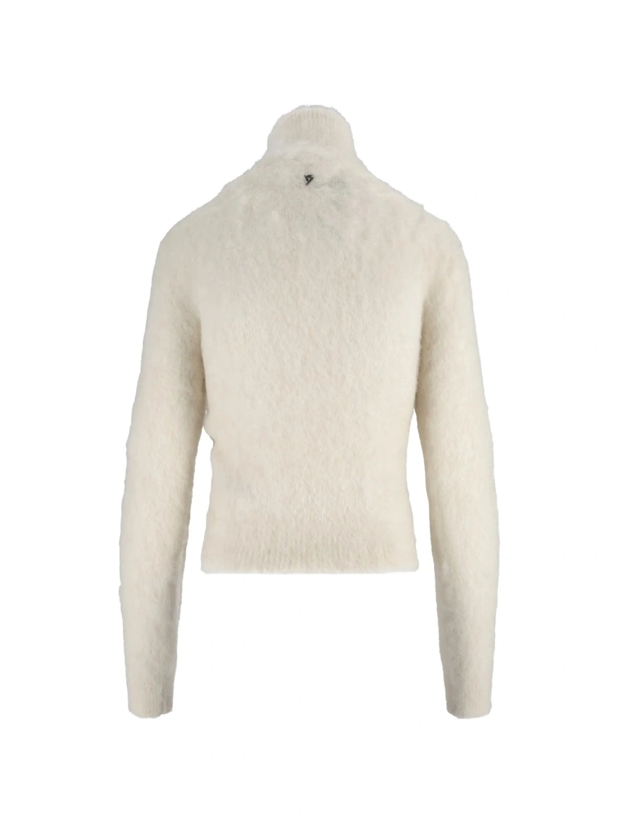 Pulover tricotat Dondup neutru - Img 2