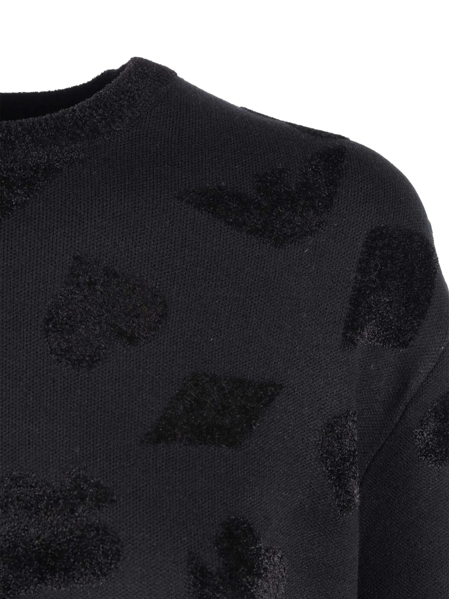Pulover tricotat Emporio Armani negru - Img 3