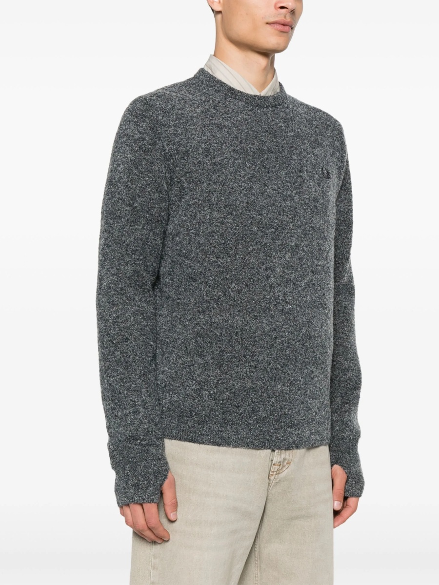 Pulover tricotat Fred Perry albastru - Img 3