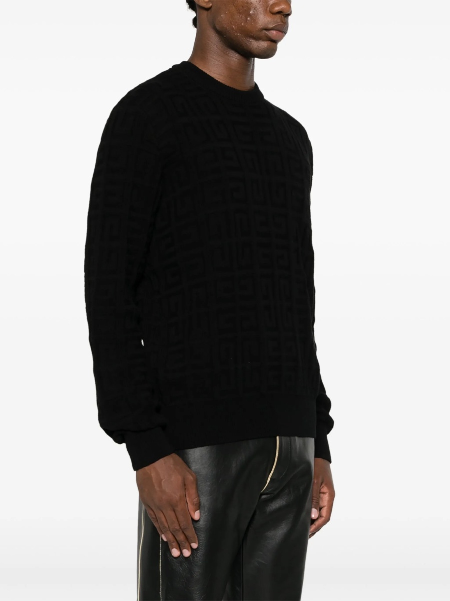 Pulover tricotat Givenchy negru - Img 3