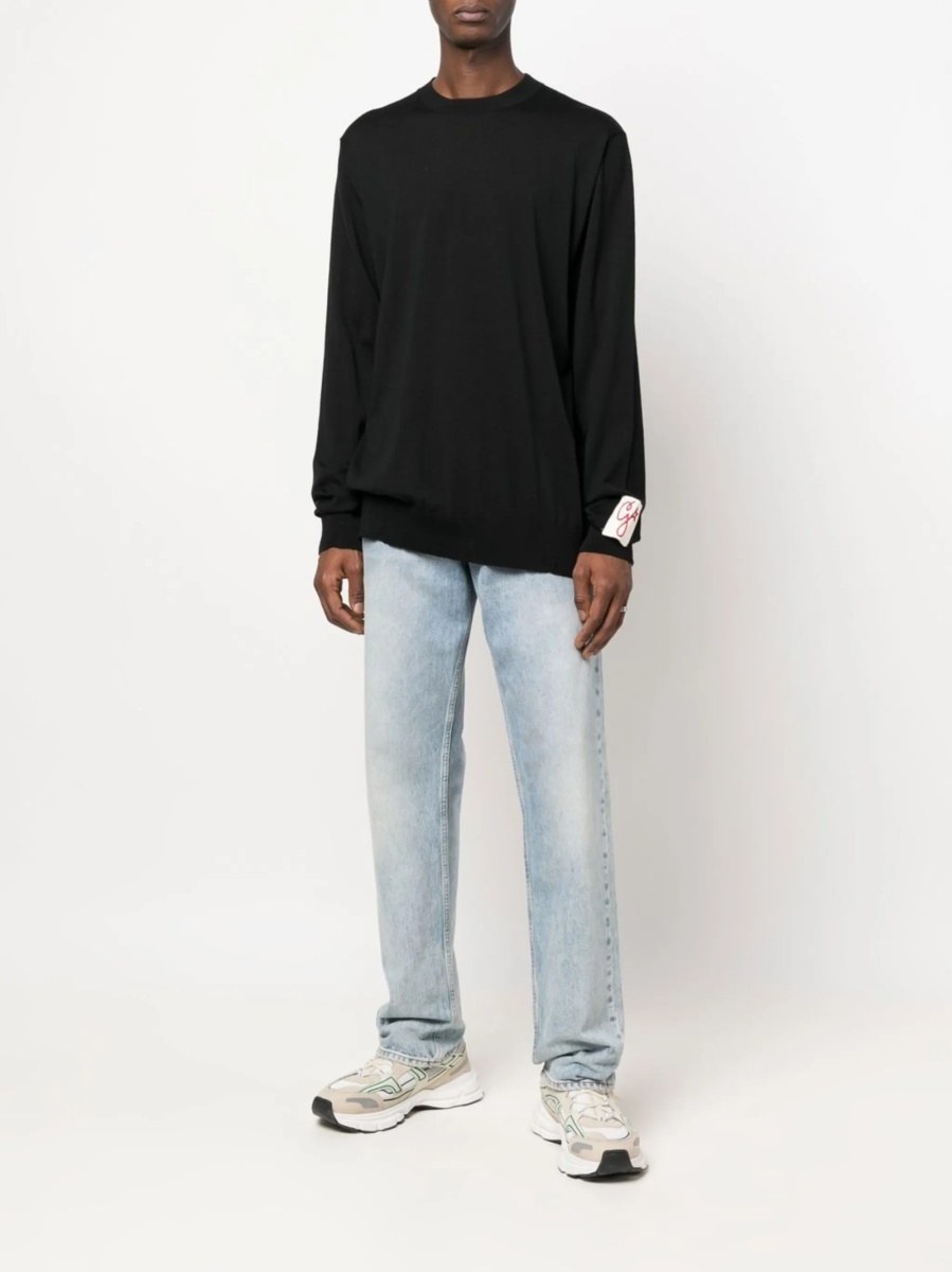Pulover tricotat Golden Goose negru - Img 2