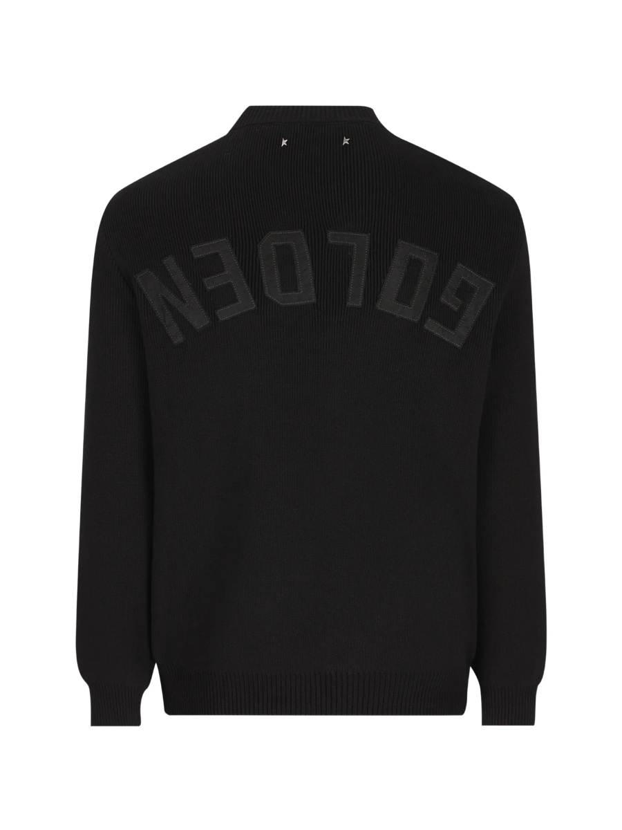 Pulover tricotat Golden Goose negru - Img 2