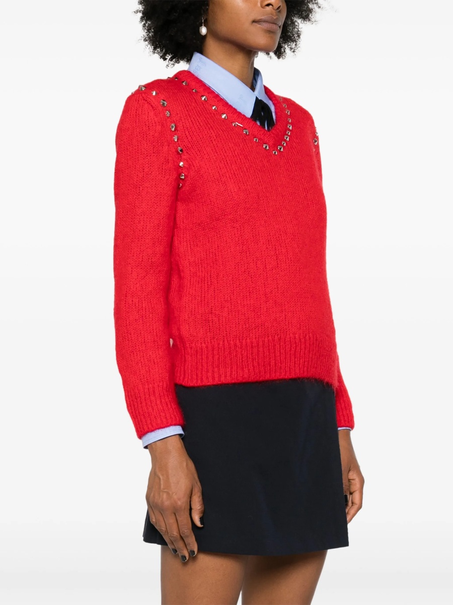 Pulover tricotat Gucci rosu - Img 3