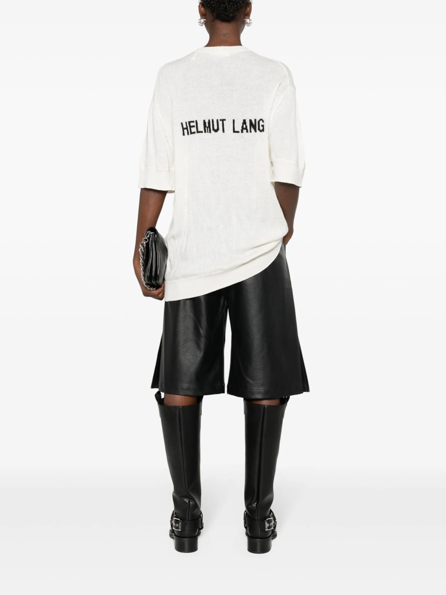Pulover tricotat HELMUT LANG neutru - Img 3