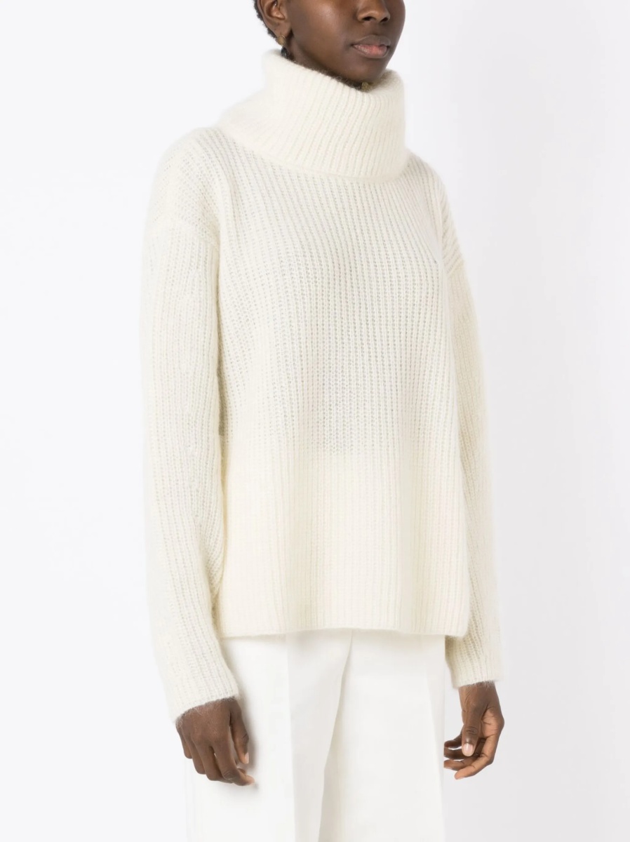 Pulover tricotat Hugo Boss neutru - Img 3