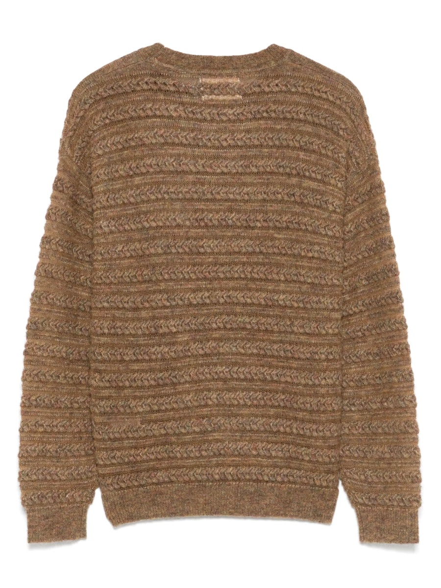 Pulover tricotat ISABEL MARANT ETOILE maro - Img 2