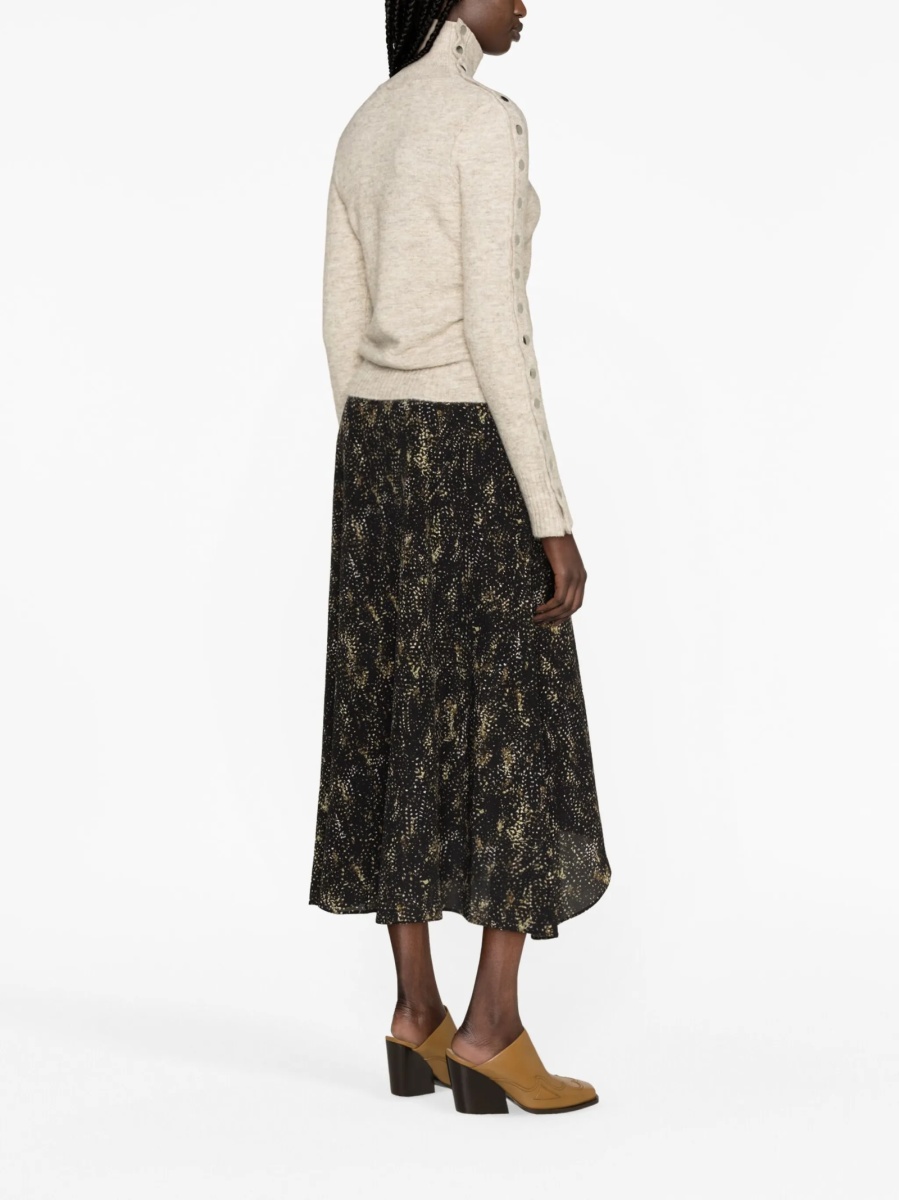Pulover tricotat Isabel Marant neutru - Img 3