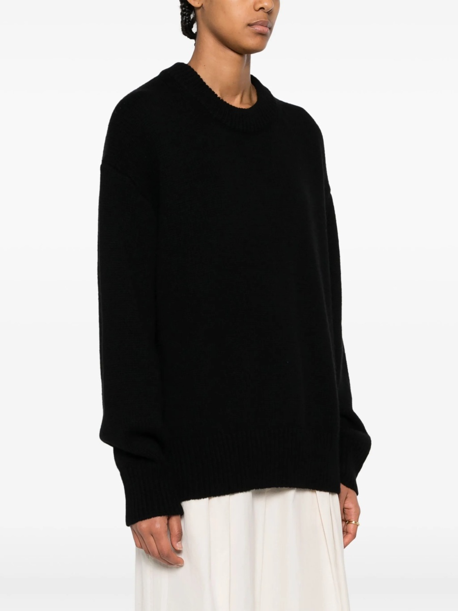 Pulover tricotat Lisa Yang negru - Img 3