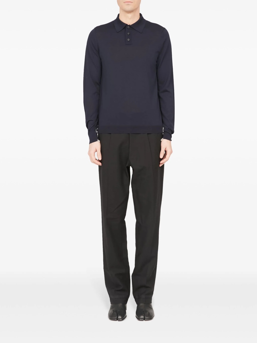 Pulover tricotat Maison Margiela albastru - Img 2