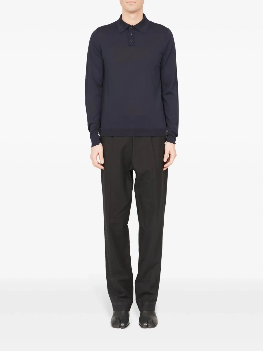 Pulover tricotat Maison Margiela albastru - Img 2