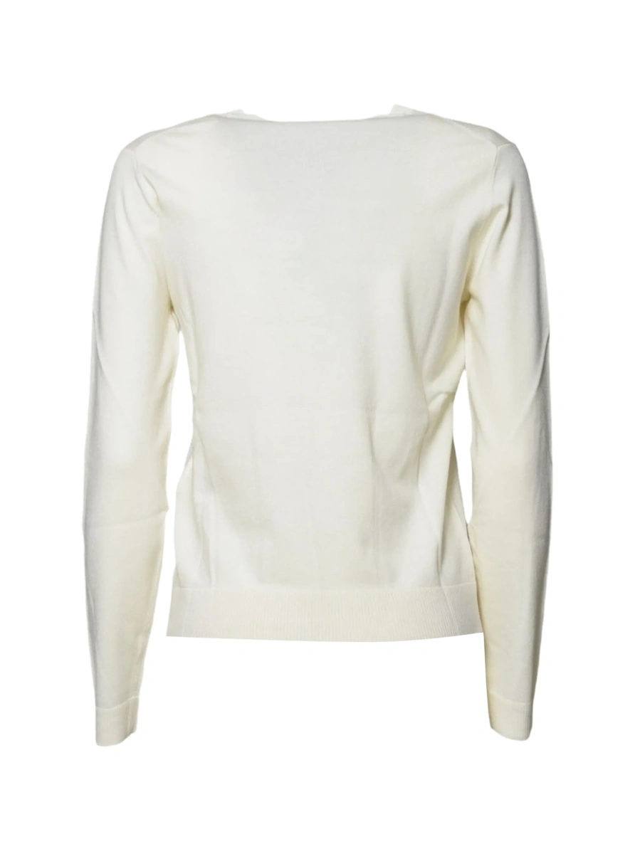 Pulover tricotat Max Mara neutru - Img 2