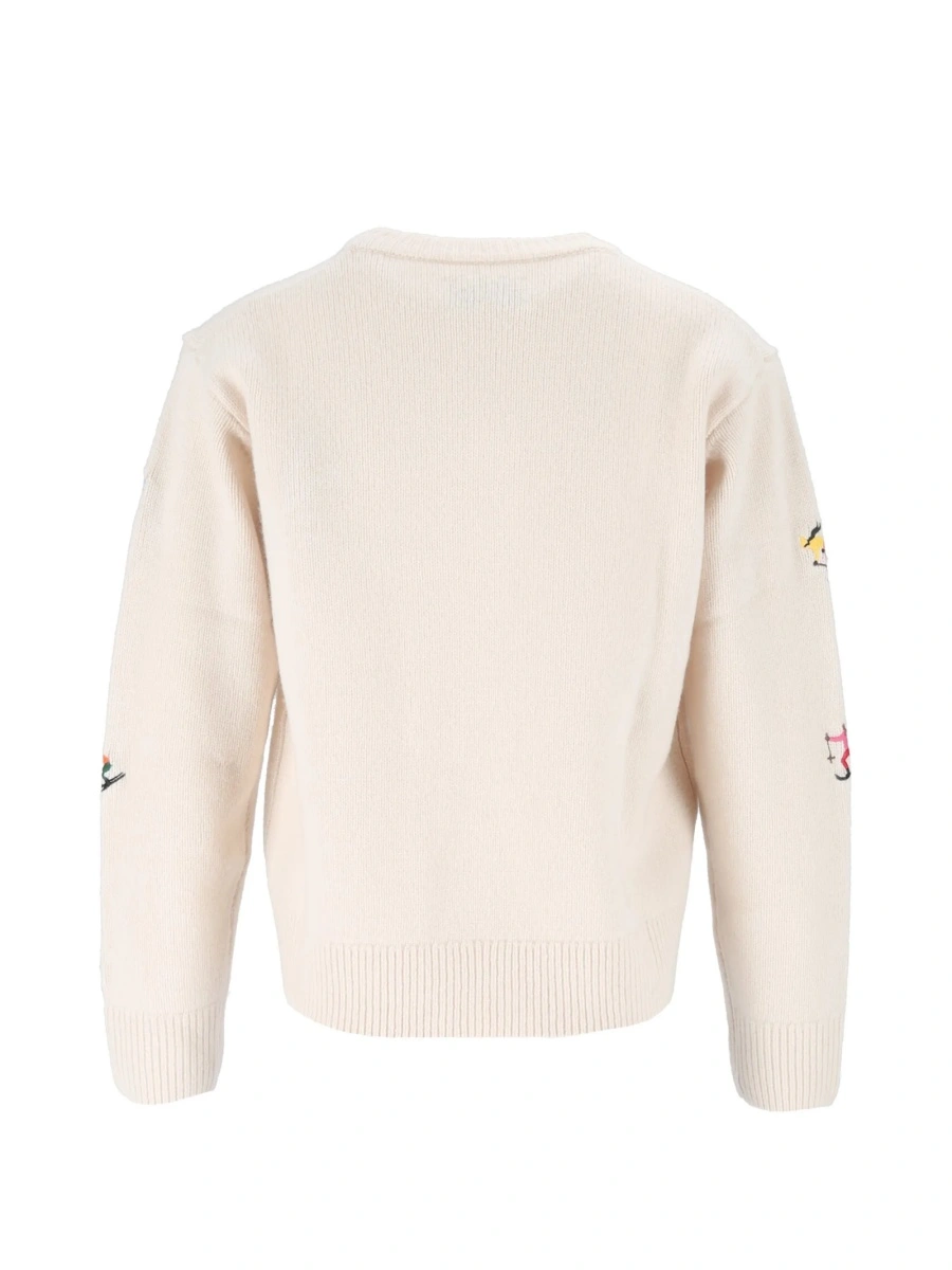 Pulover tricotat Mc2 Saint Barth neutru - Img 3