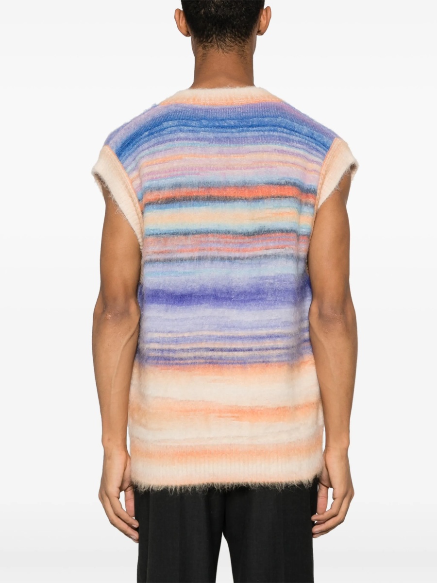 Pulover tricotat MISSONI BEACHWEAR portocaliu - Img 4
