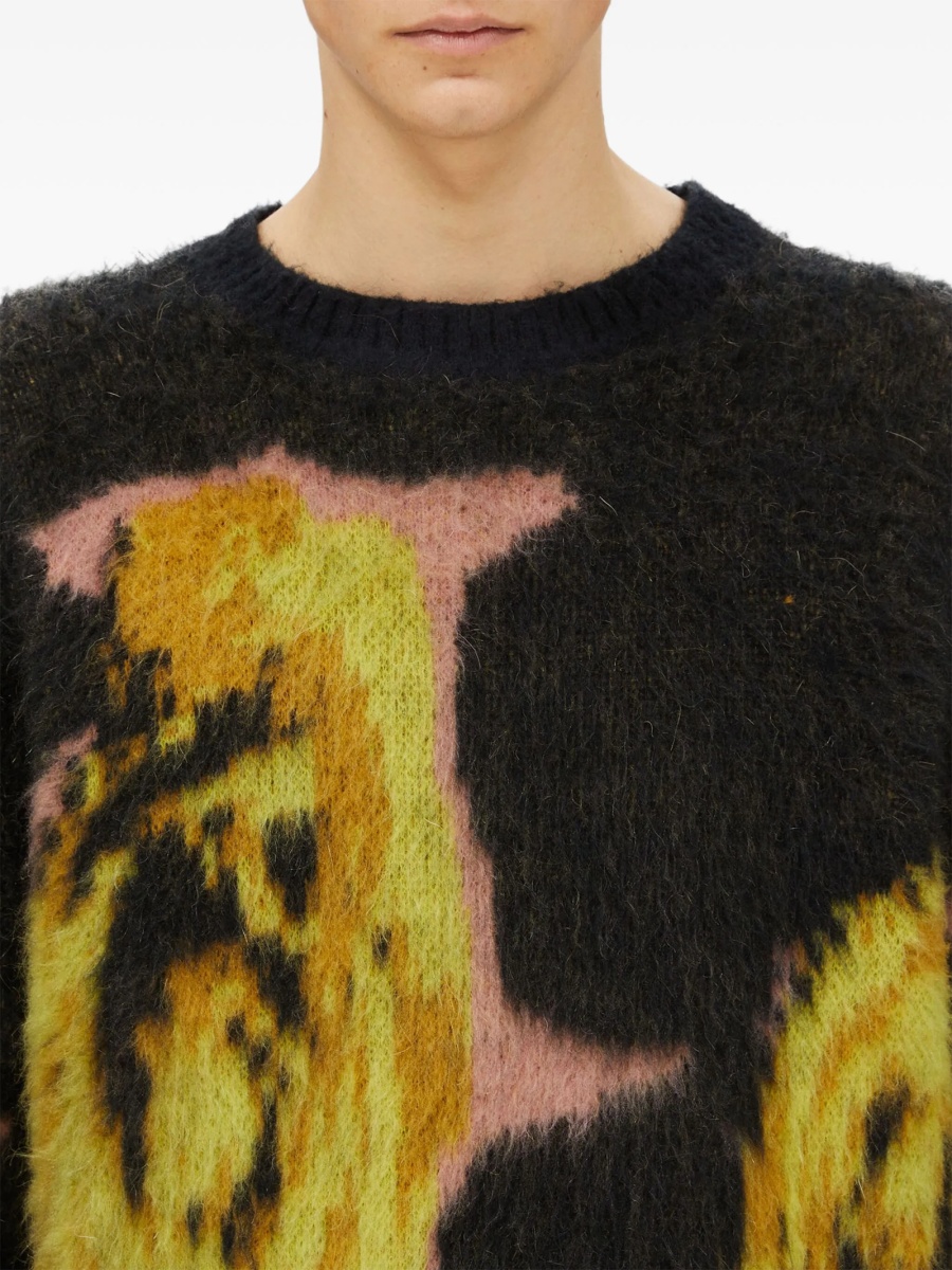 Pulover tricotat MSGM negru - Img 5