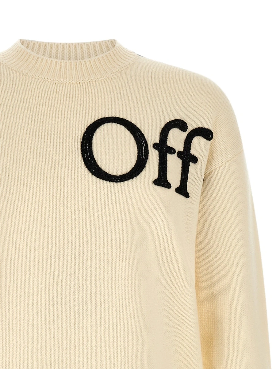 Pulover tricotat Off-White - Img 4