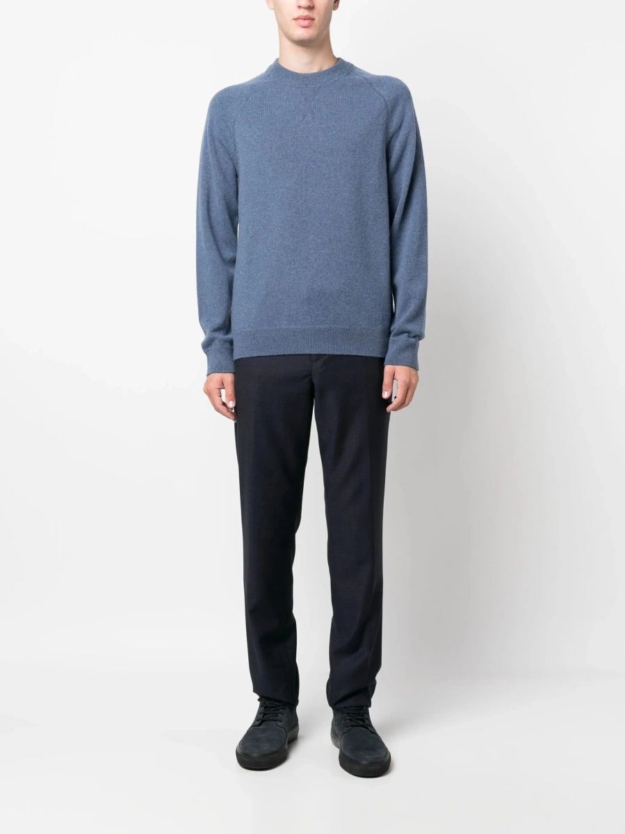Pulover tricotat Paul Smith albastru - Img 2