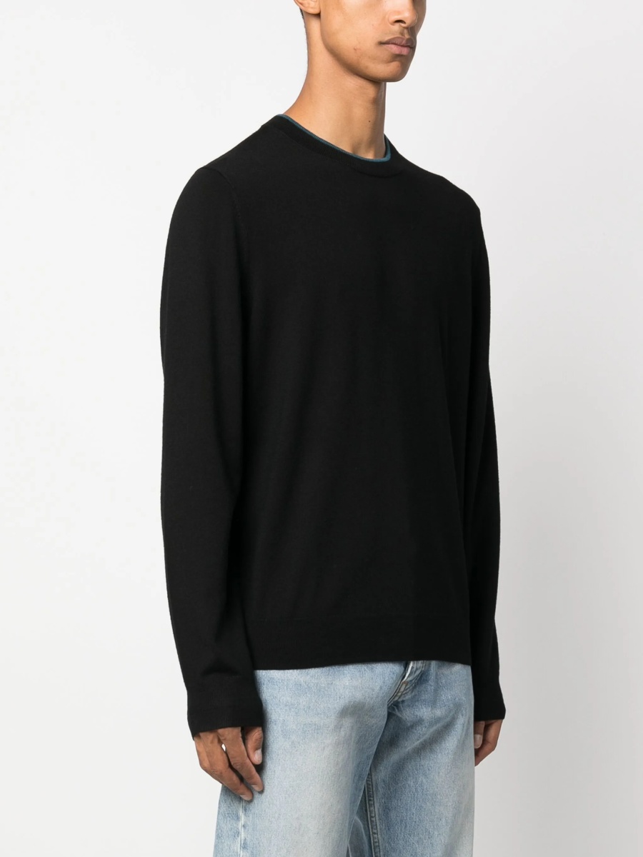 Pulover tricotat Paul Smith negru - Img 3