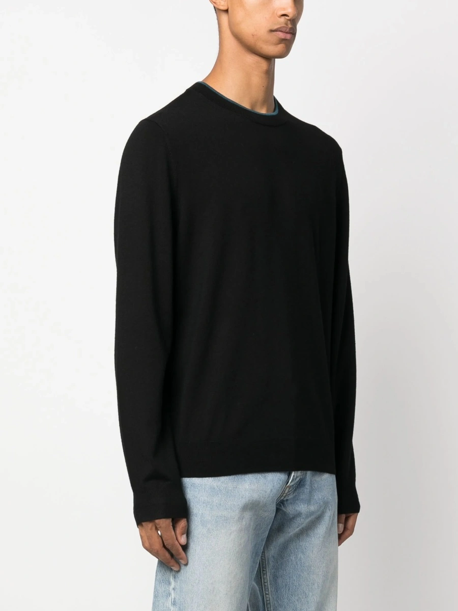 Pulover tricotat Paul Smith negru - Img 3