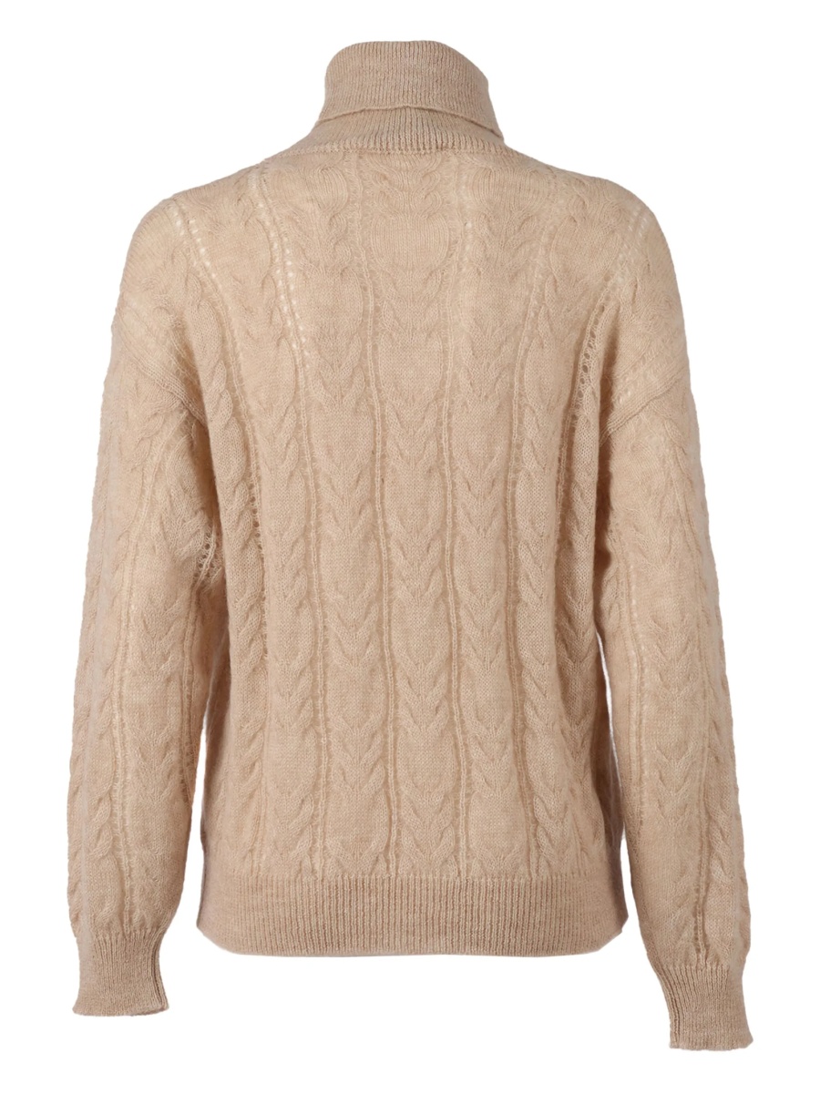 Pulover tricotat PHI BY FILIPPO DE LAURENTIIS neutru - Img 2
