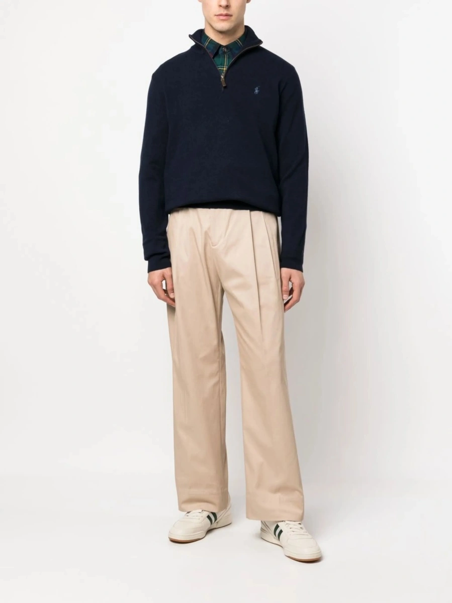 Pulover tricotat Ralph Lauren albastru - Img 2