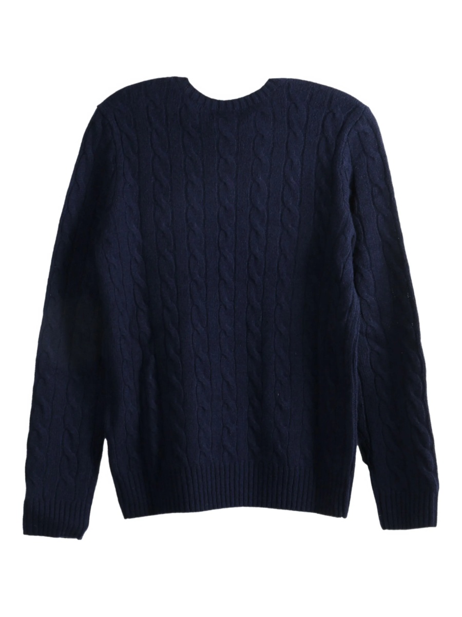 Pulover tricotat Ralph Lauren albastru - Img 2