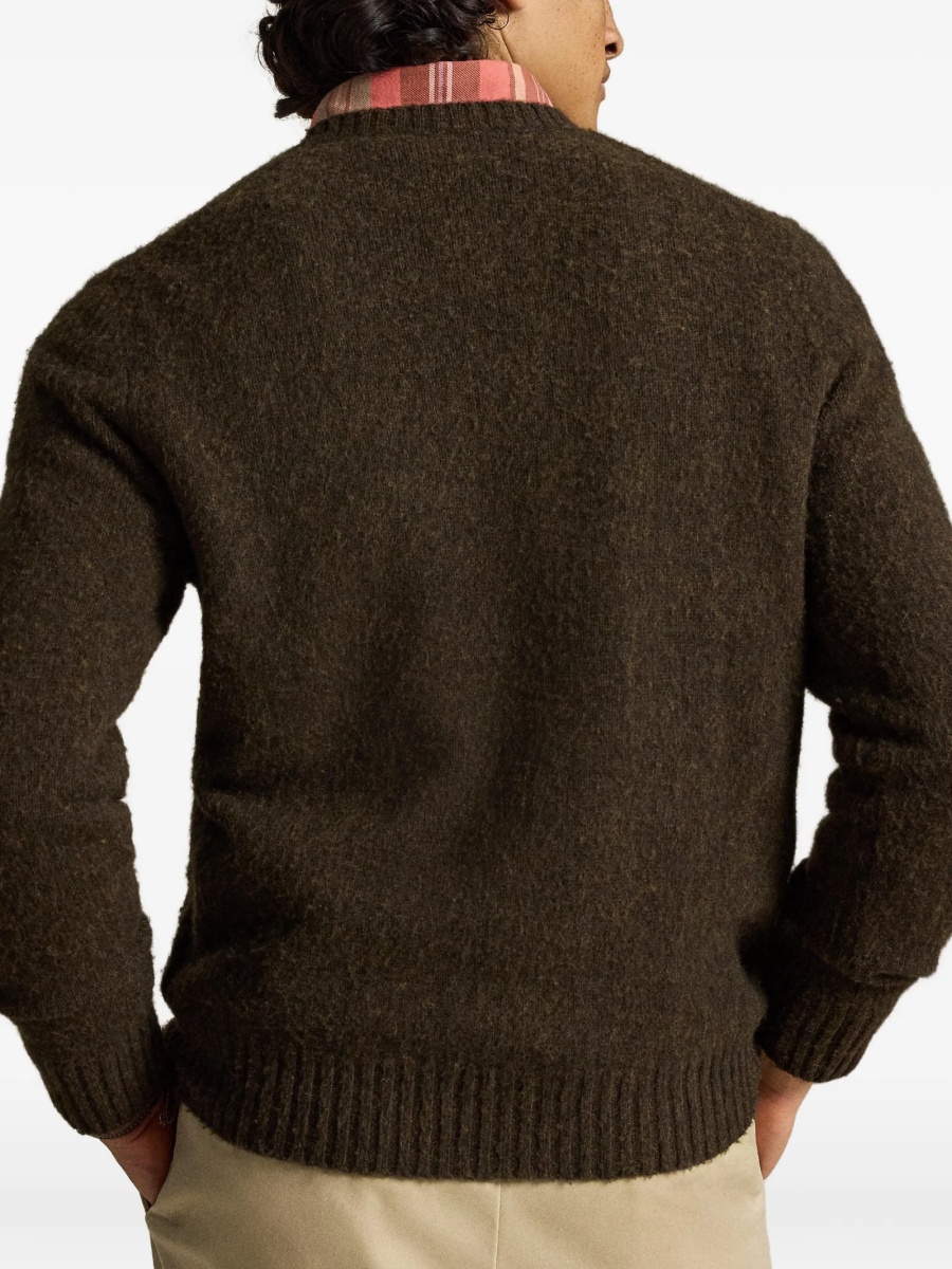 Pulover tricotat Ralph Lauren maro - Img 4