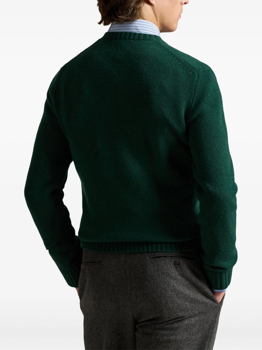 Pulover tricotat Ralph Lauren verde - Img 4