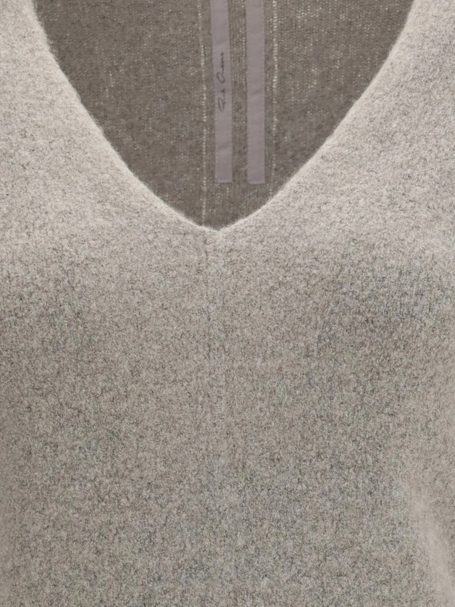 Pulover tricotat Rick Owens gri - Img 3