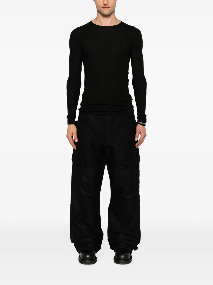 Pulover tricotat Rick Owens negru - Img 2