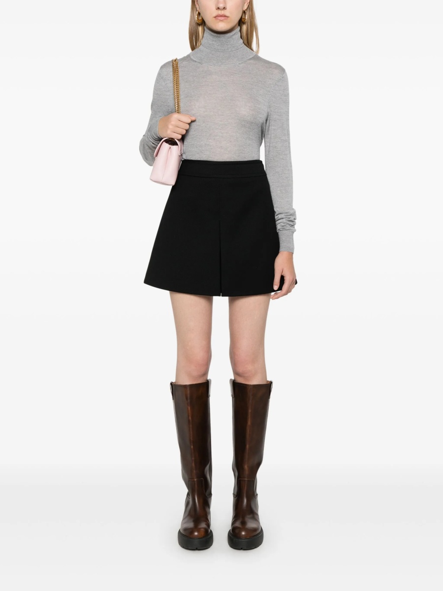Pulover tricotat Saint Laurent gri - Img 2
