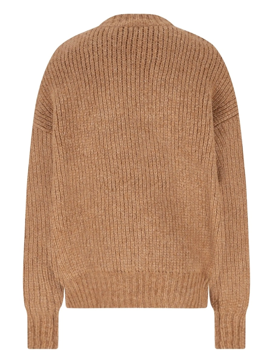 Pulover tricotat Saint Laurent maro - Img 2