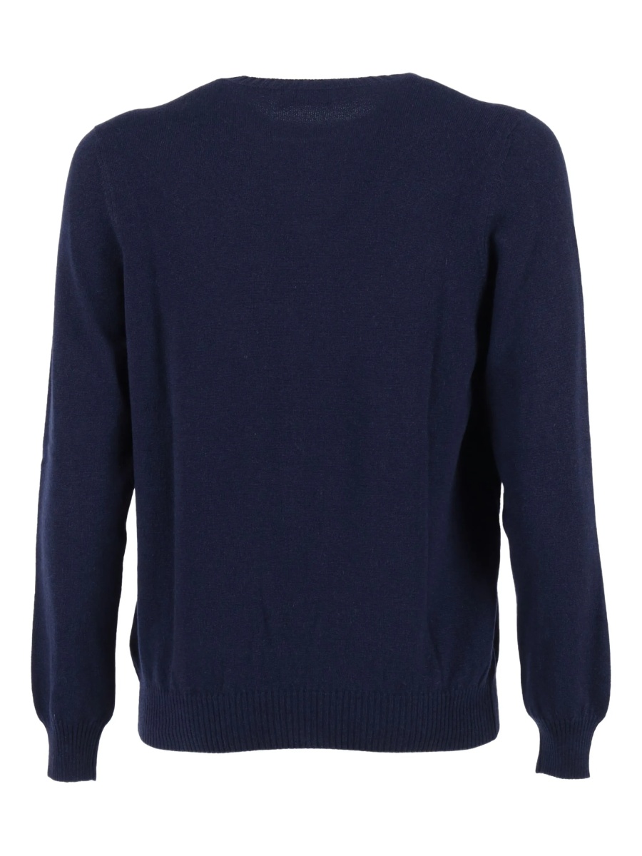 Pulover tricotat SETTE FILI CASHMERE albastru - Img 2