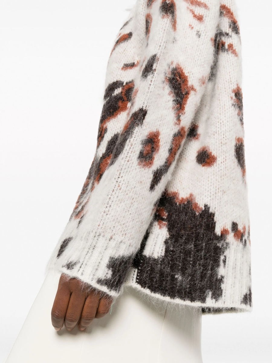 Pulover tricotat Stella McCartney neutru - Img 5