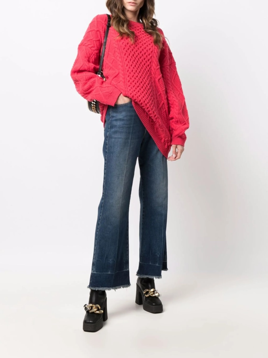 Pulover tricotat Stella McCartney roz - Img 2
