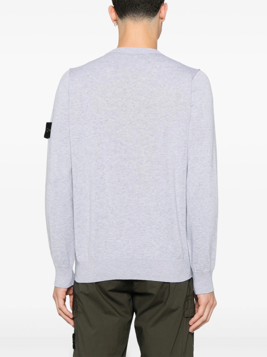 Pulover tricotat Stone Island gri - Img 4