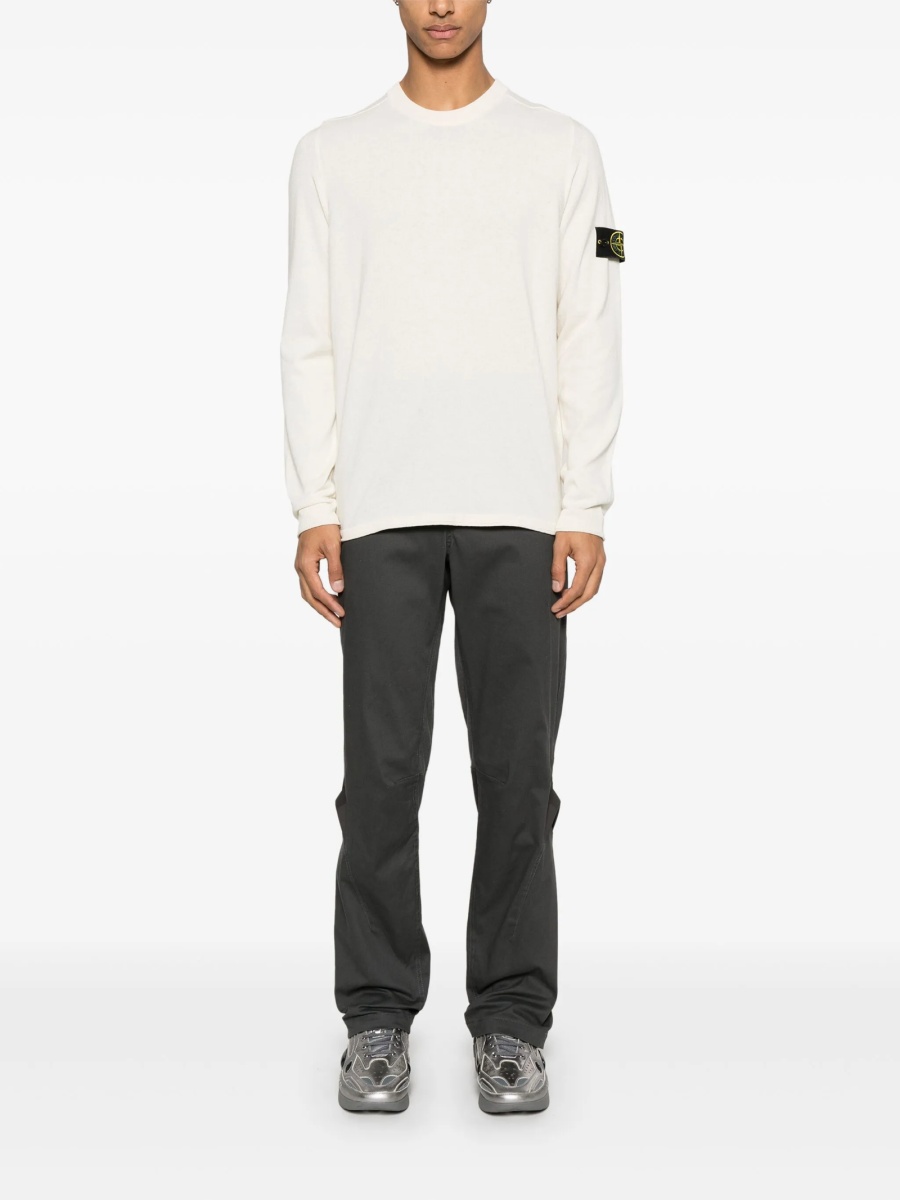 Pulover tricotat Stone Island neutru - Img 2