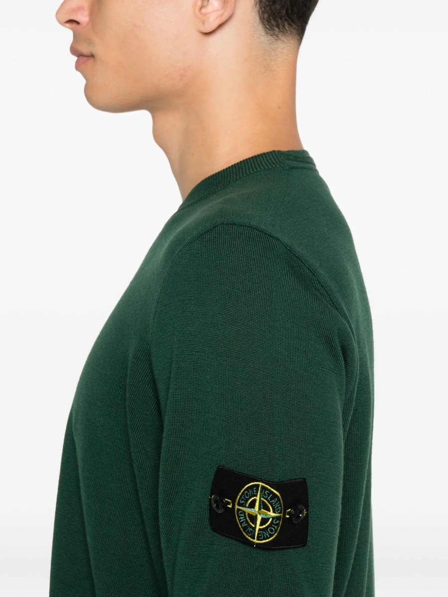 Pulover tricotat Stone Island verde - Img 5
