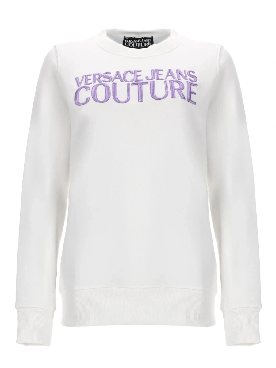 Pulover tricotat Versace Jeans Couture alb - Img 2
