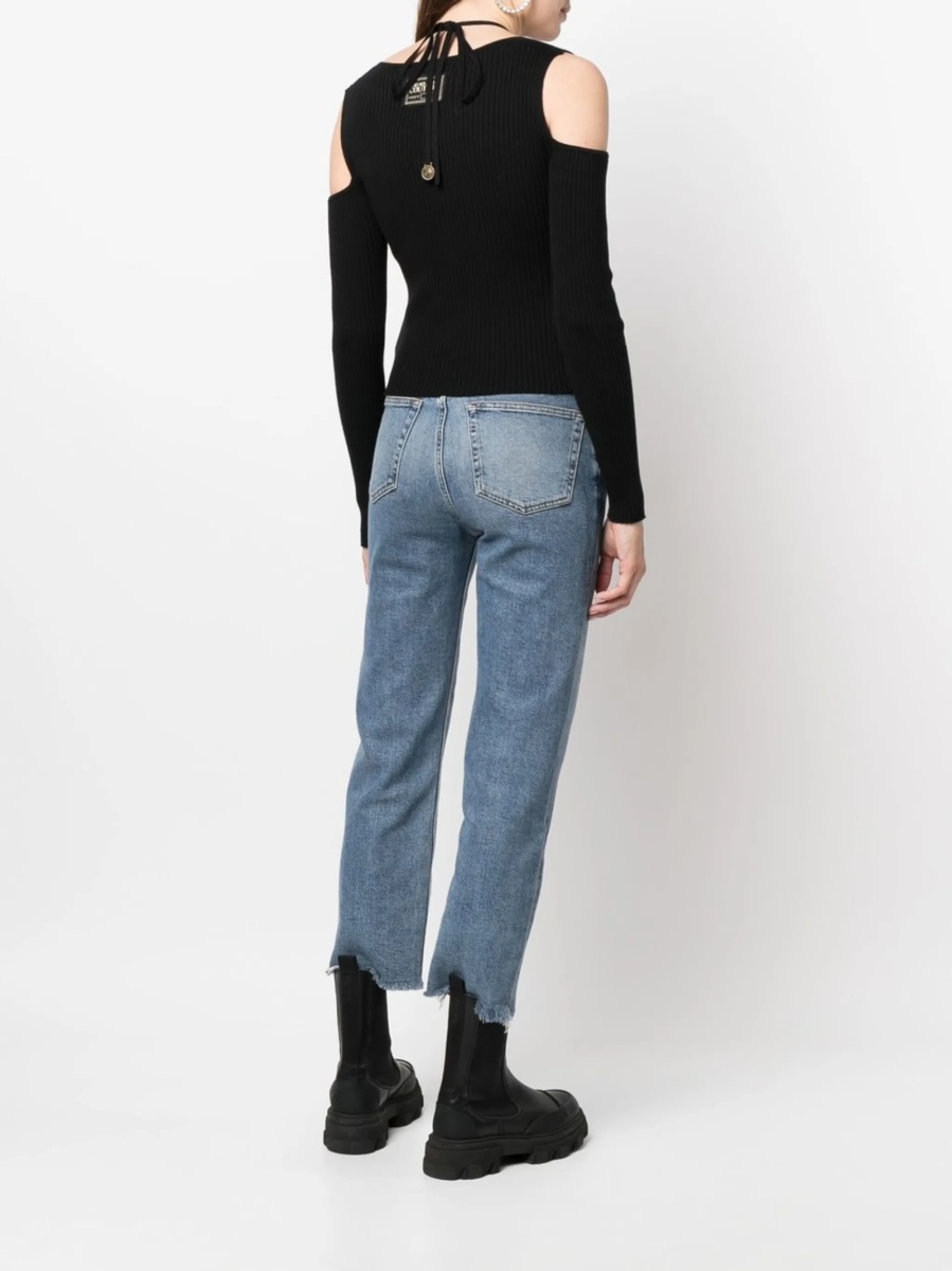 Pulover tricotat Versace Jeans Couture negru - Img 4