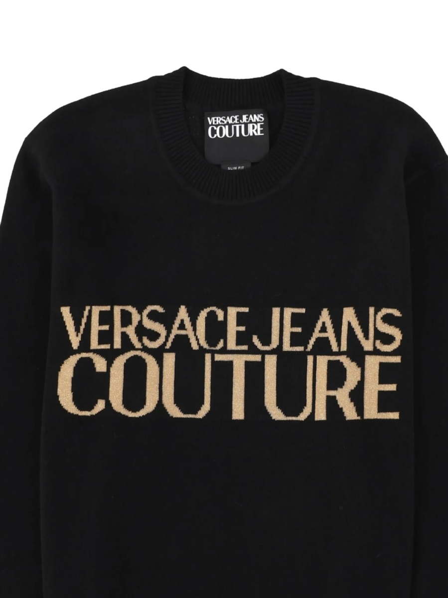 Pulover tricotat Versace Jeans Couture negru - Img 2